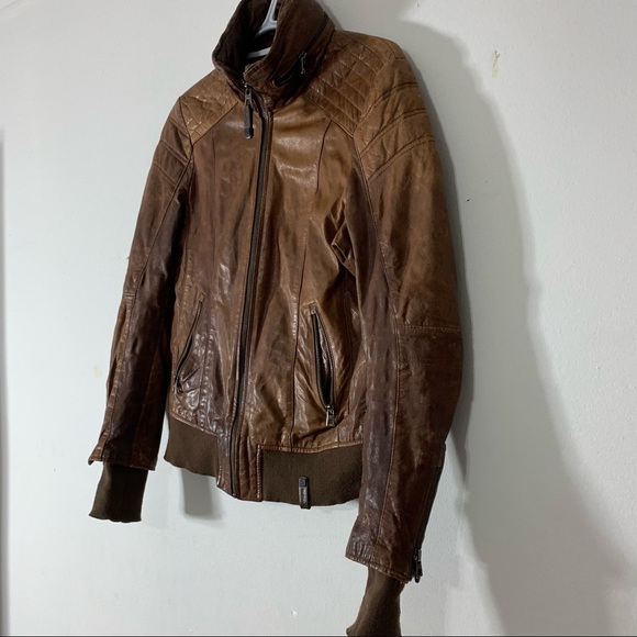 Rudsak motorcycle style women leather jacket - Picture 3 of 9
